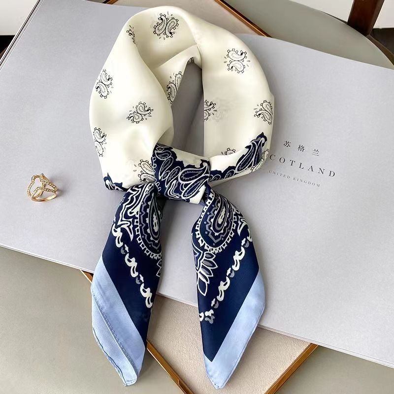 Women's High-end Thin Square Scarf - Image 40