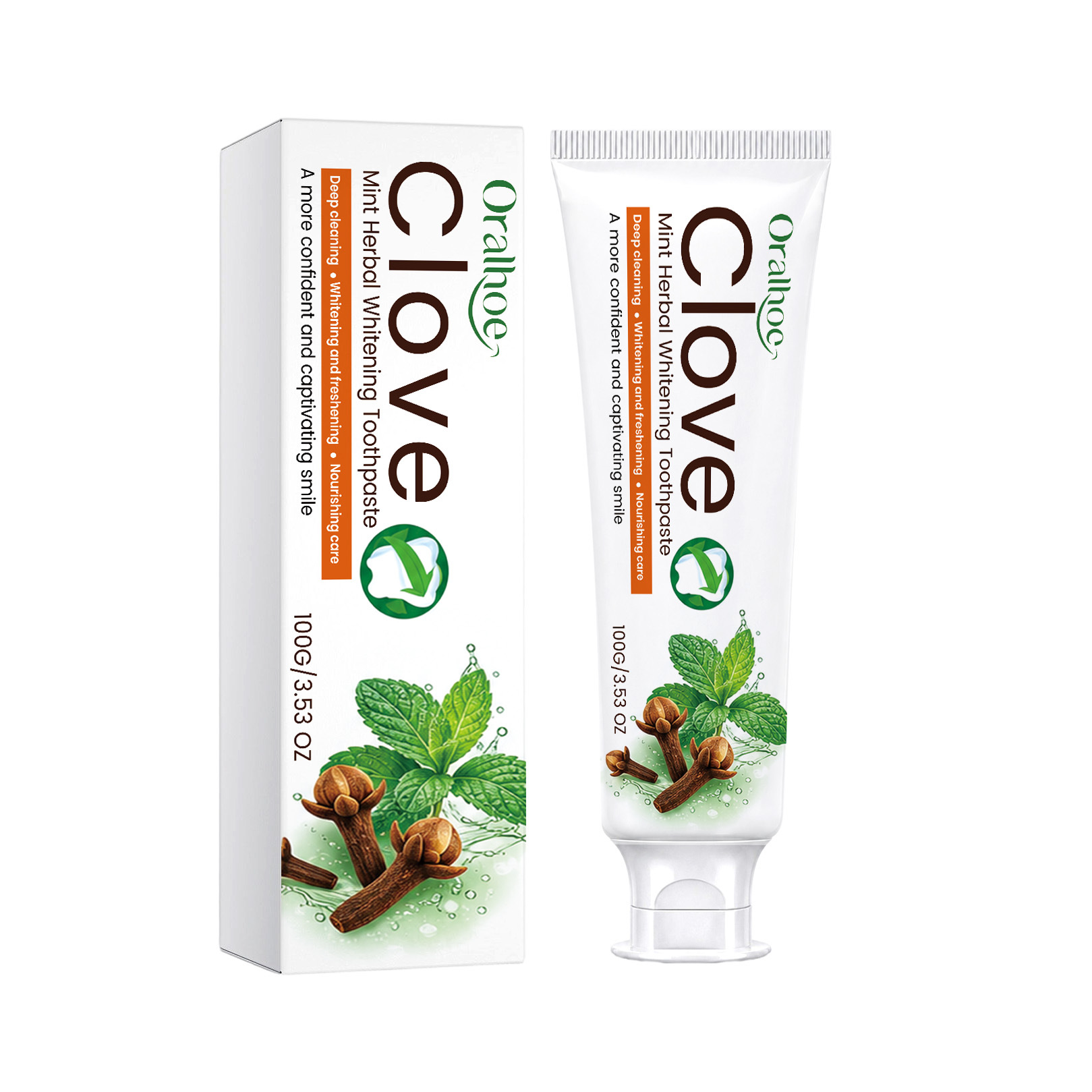 Clove Mint Herbal Whitening Toothpaste