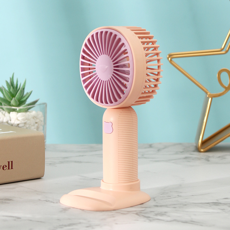 Stand Handheld Fan Usb Charging Mini Little Fan Desktop Small Fan