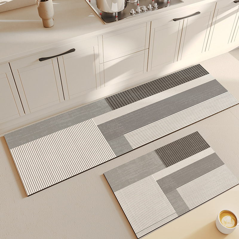 Simple Diatom Ooze Floor Mat Household Absorbent Non-slip Foot Mat