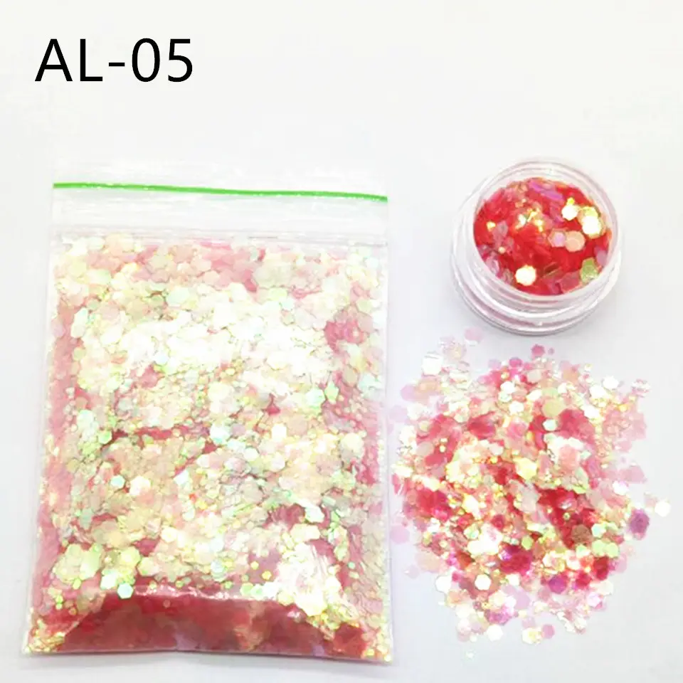 10g Nail Art Big Sequins Mixed Glitter