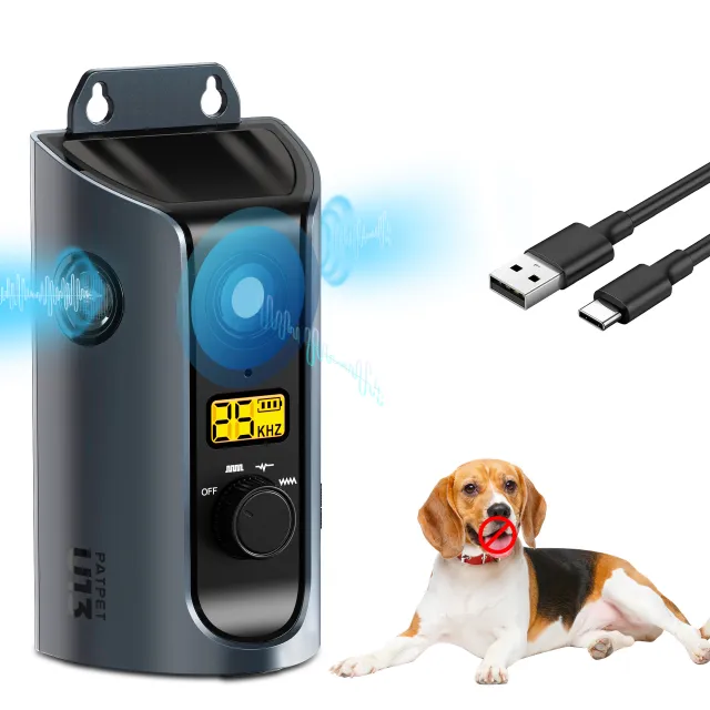 Pet Ultrasound Stoppers Outdoor Intelligent Anti barking Device Solar Style - Shop at LoveMi