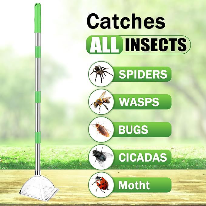 Spider And Insect Catcher 32-inch Adjustable Long Handle - Image 3