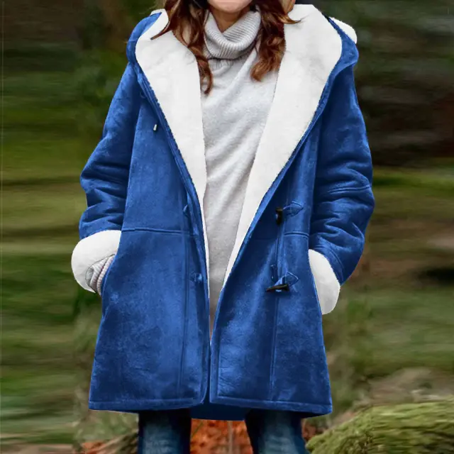Women's Suede Fleece lined Warm Jacket Style 5 L - Shop at LoveMi