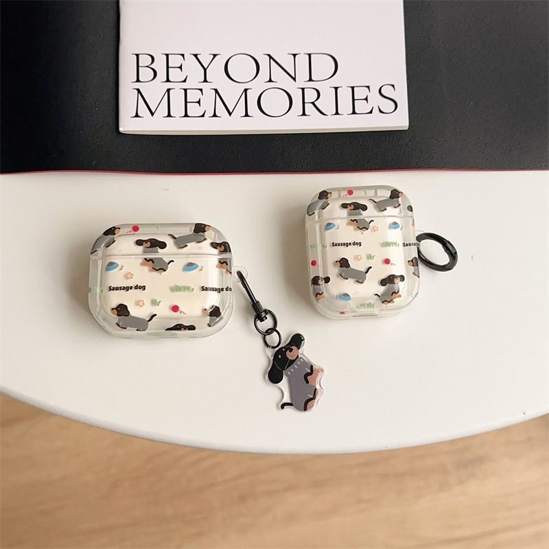 Creative Personality Cartoon Sweater Sausage Dog Bluetooth Headset Pro Protective Cover - Image 3