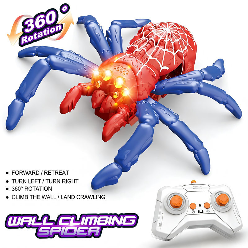 Cross-border Remote-controlled Wall-climbing Spider Lizard Childrens Toy 8