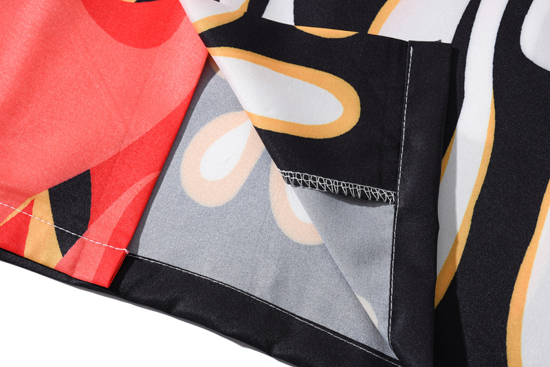 Summer Hong Kong Style Japanese Short Sleeve Shirt