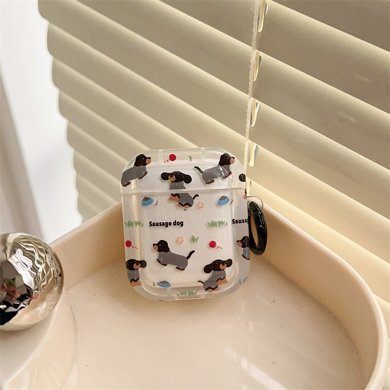 Creative Personality Cartoon Sweater Sausage Dog Bluetooth Headset Pro Protective Cover - Image 12