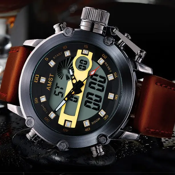 Men's Multi-functional Casual Sports Waterproof Electronic Watch