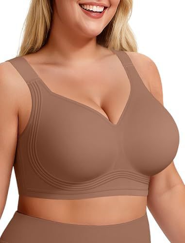 Womens Full-Coverage Push-Up Bra Without Underwire For Support