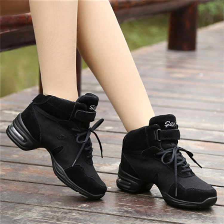 Mesh Dance Shoes For Women Square Dance Shoes Soft-soled Samba And Jazz Shoes