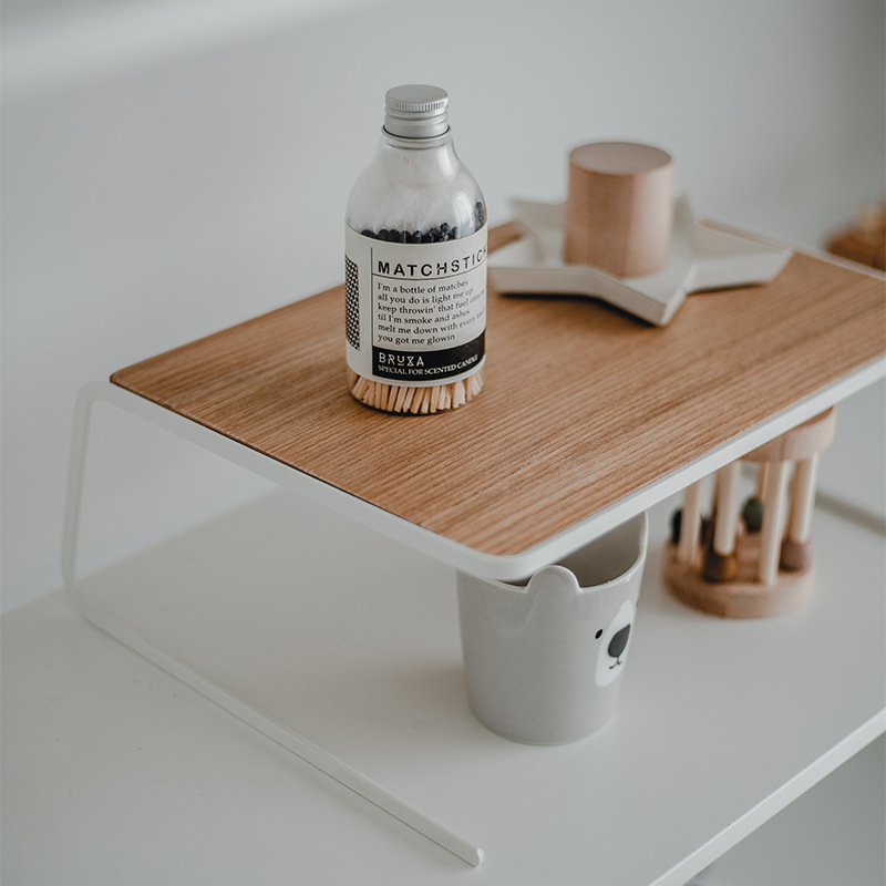 Kitchen Iron Layered Shelf Single Layer