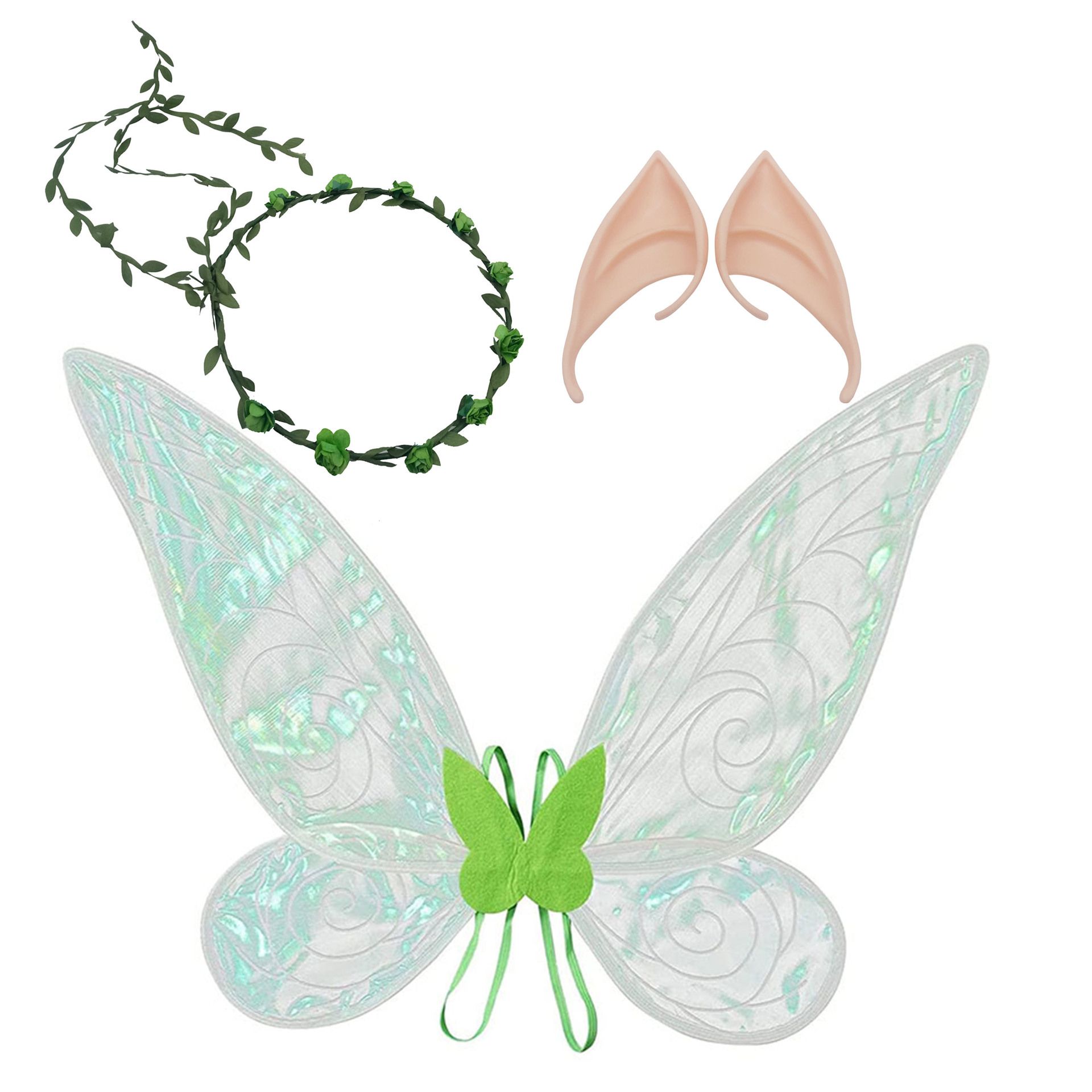 Green Garland Elf Ear