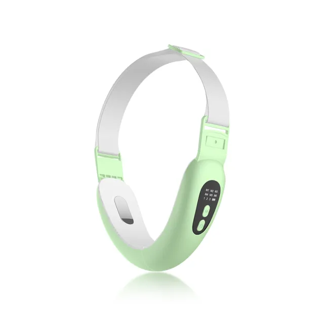 Face Slimming Beauty Instrument Household Double High Frequency Micro Vibration Green - Shop at LoveMi