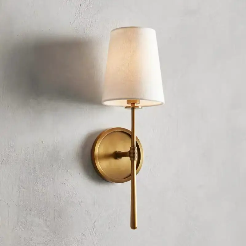 American-style Minimalist All-copper Wall Sconce