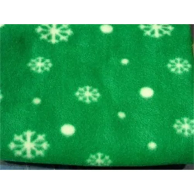Coral Fleece Pet Blanket Waterproof Mat Four Seasons Quilt Small Medium And Large Kennel - Christmas Green