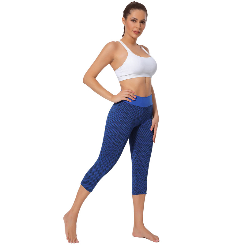 Title 7, Beautiful Peach Buttocks Skinny Cropped Yoga Pa...