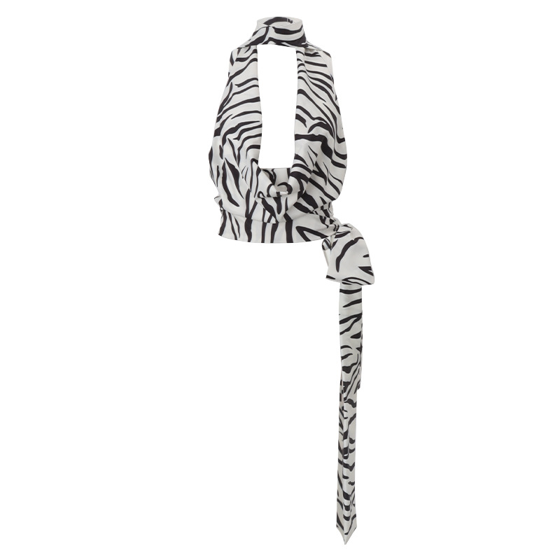 V neck Hot Girl Trendy Wild Vest Fashion Halter Top Color European Size - Shop at LoveMi