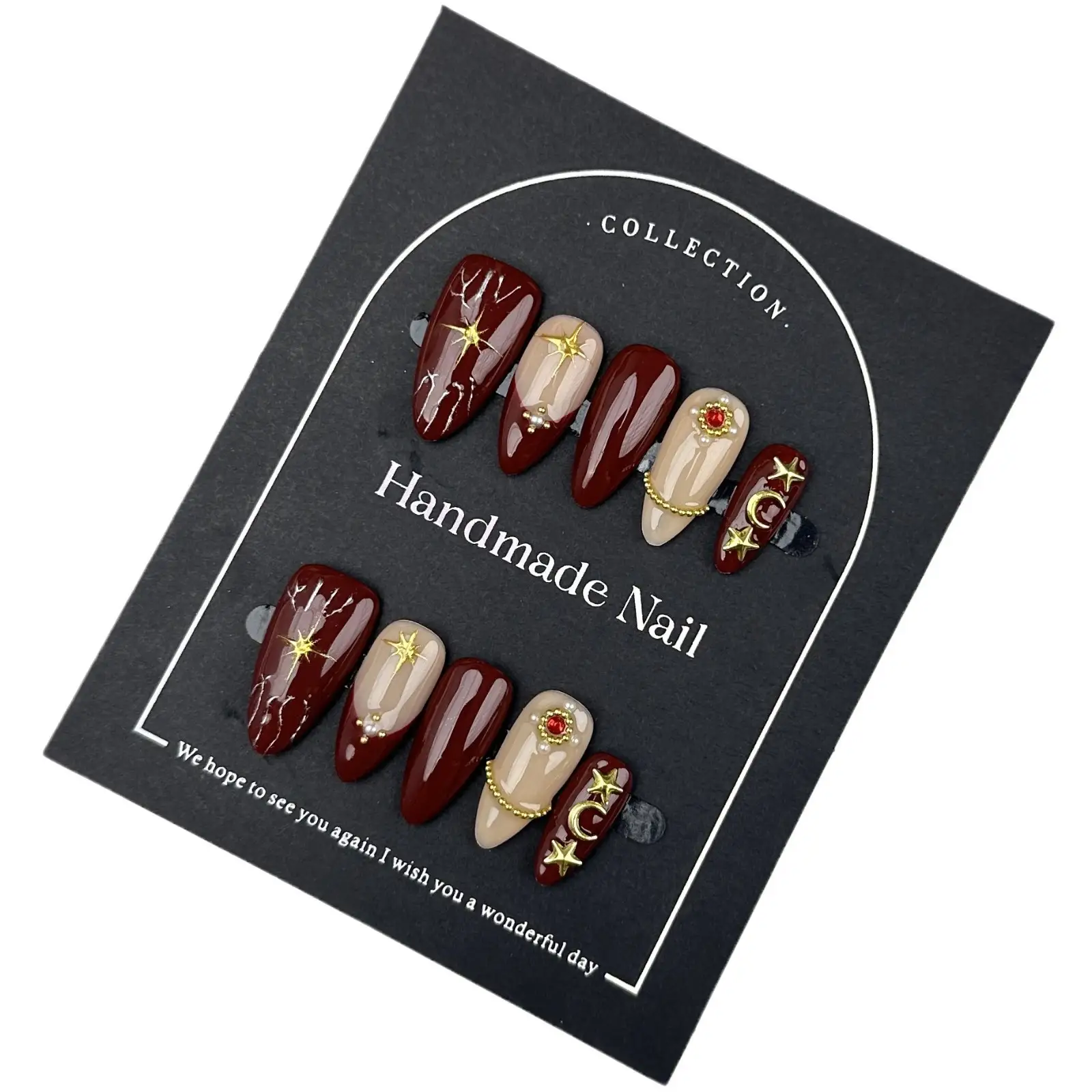 Hand-painted Nail Art Stickers For Fall And Winter