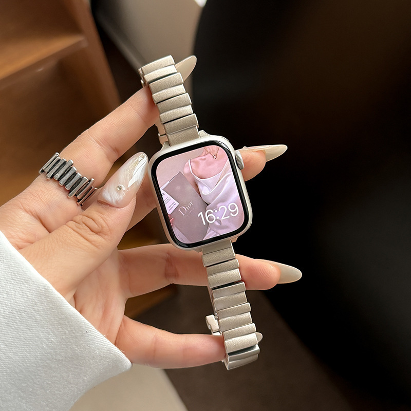 Irregular Strap Stainless Steel Kaleidoscope Watch Strap 5