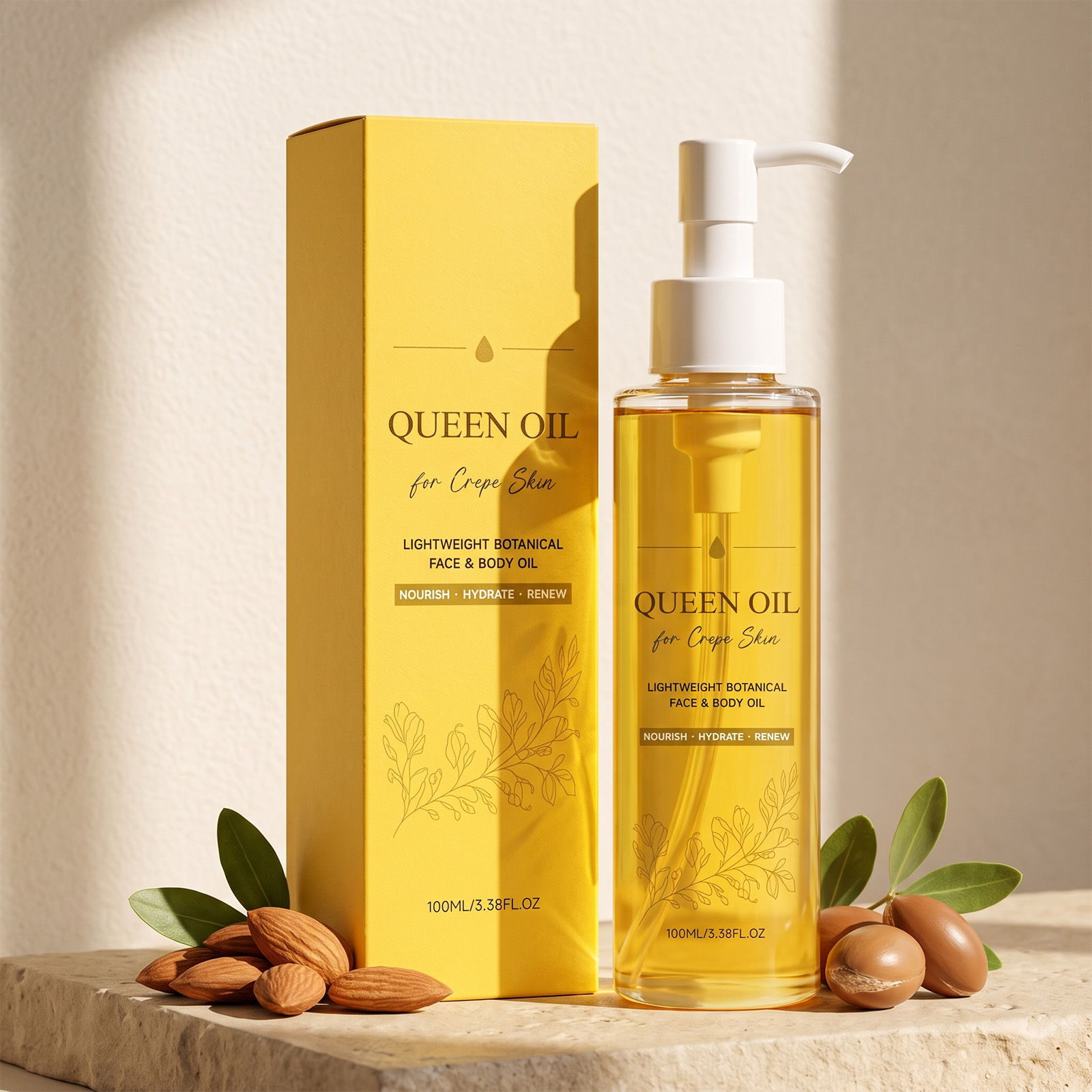 Lightweight Botanical Face Body Oil product image