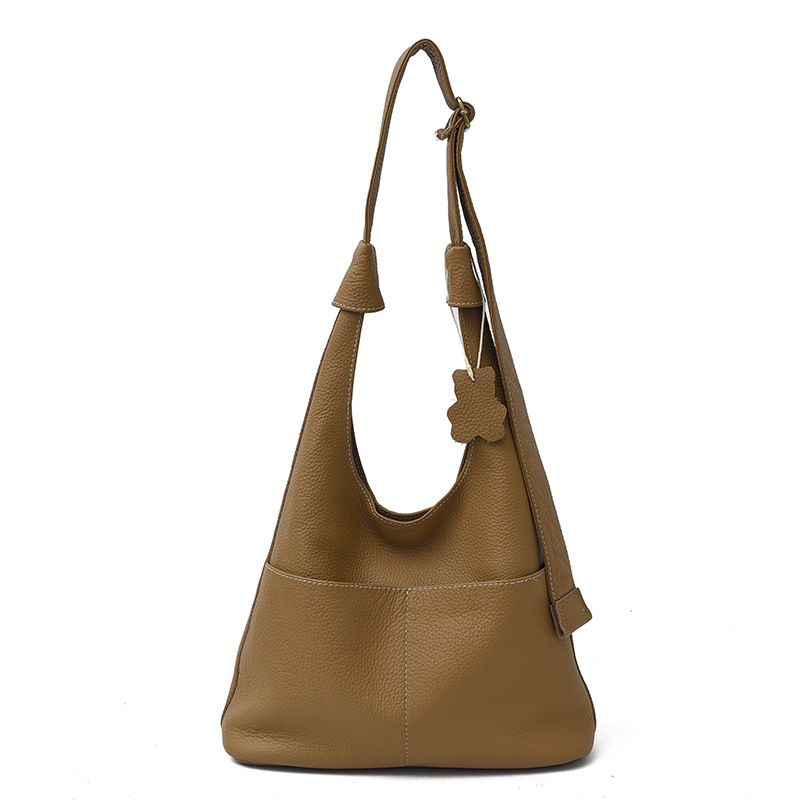 Leather Bucket Crossbody Bag, picture 6 of 6