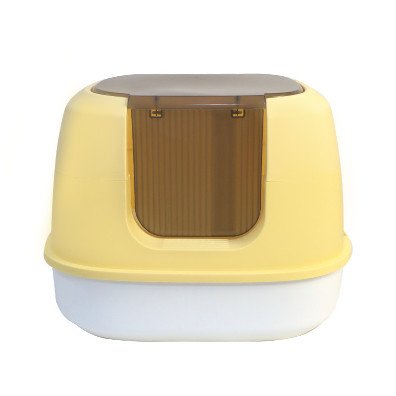 Fully Enclosed Cat Litter Box - Large Anti-Splash Design with Odor Control for Kittens and Adult Cats