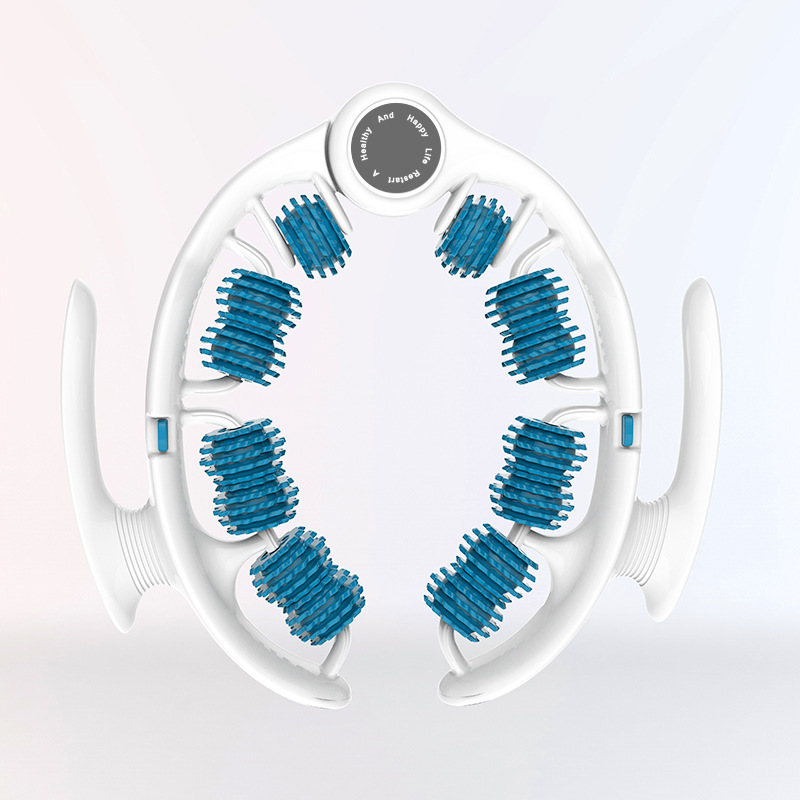 Circular Clamp Leg Roller Silicone Calf Slimming Massager