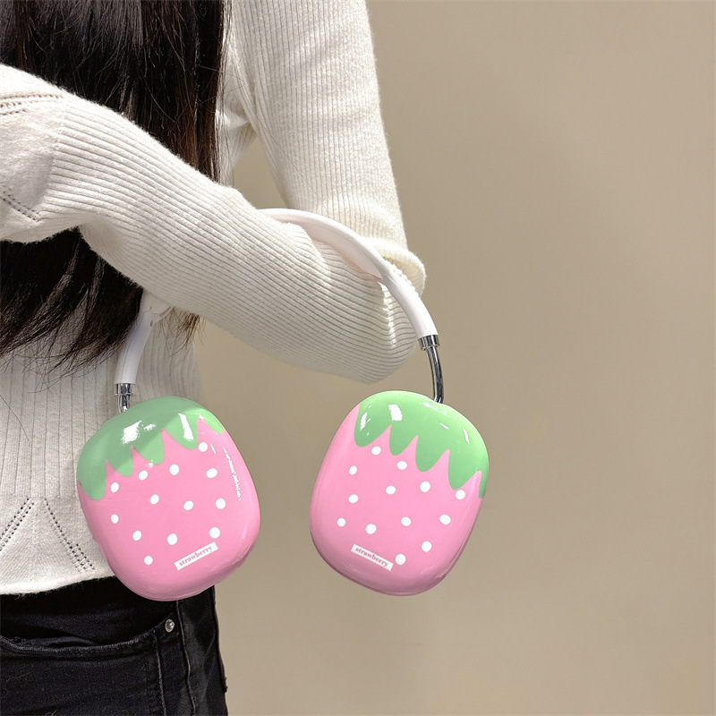 Strawberry AirPodsmax Headset Bluetooth Headset Protective Cover