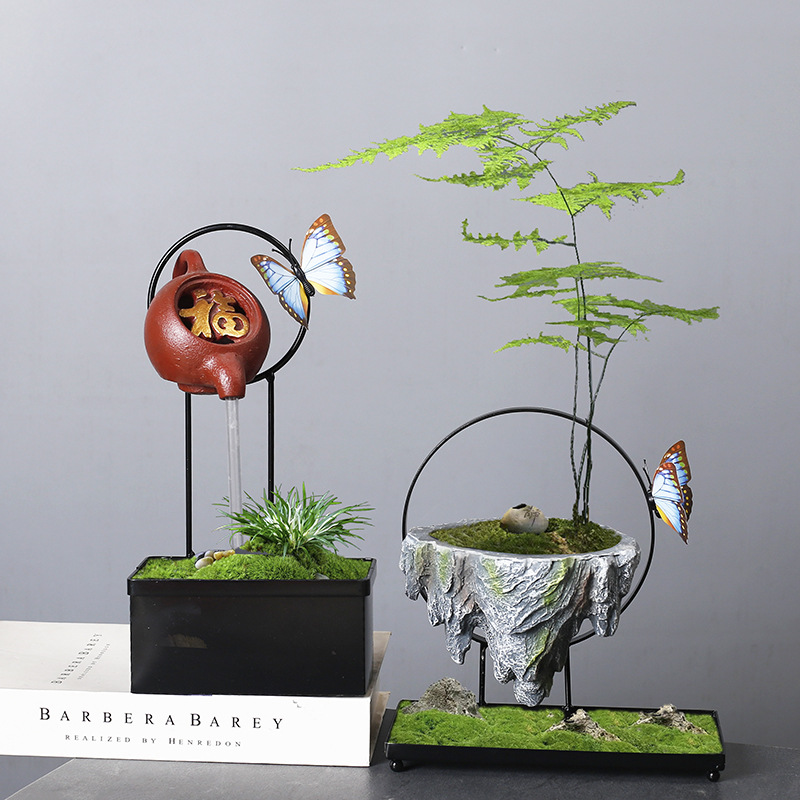 Creative Indoor Suspended Iron Flower Pot