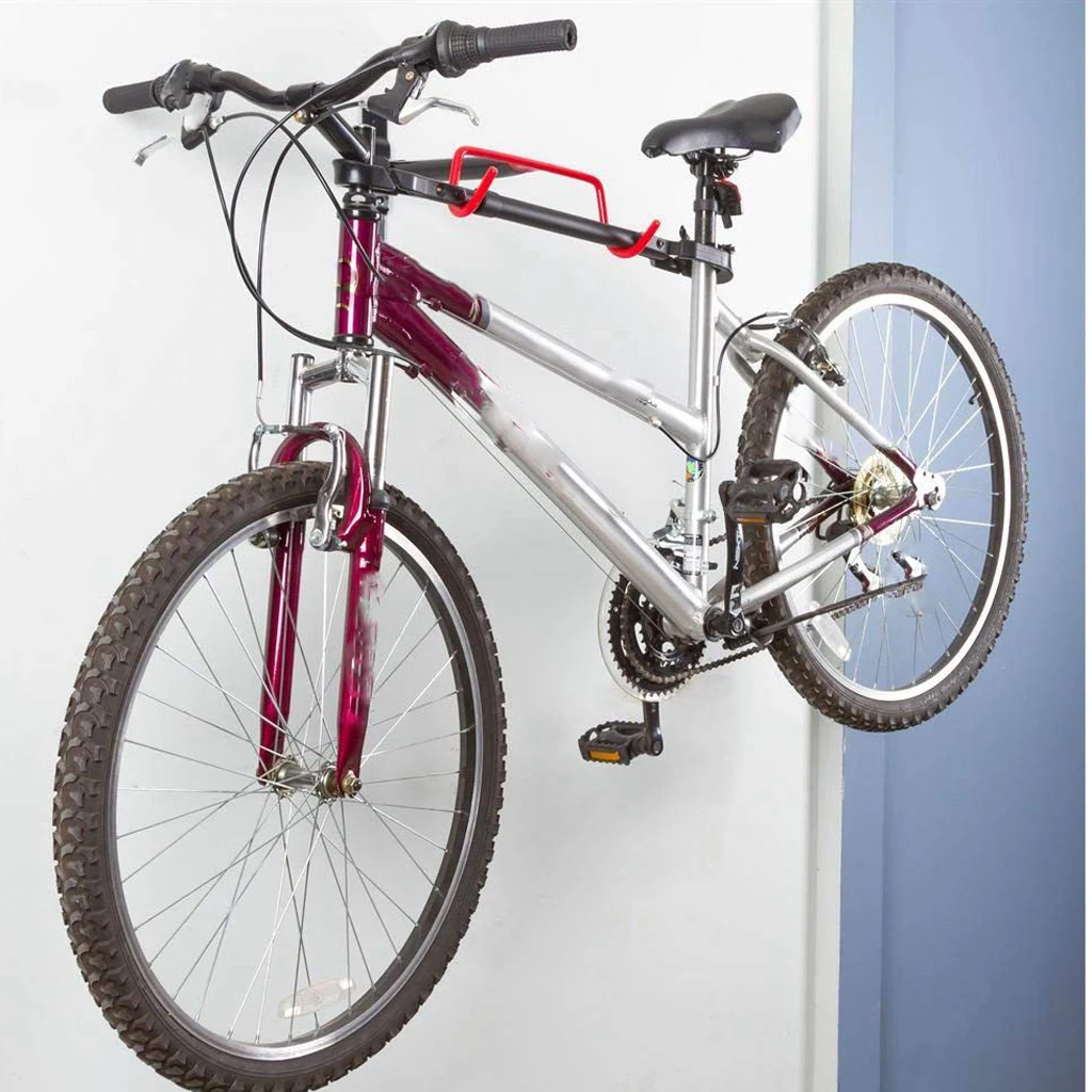 Foldable Bike Wall Hook Bicycle Display Rack Parking Rack Mount Storage Hanger Hook Anti-Scratch Bicycle Hanging Stand