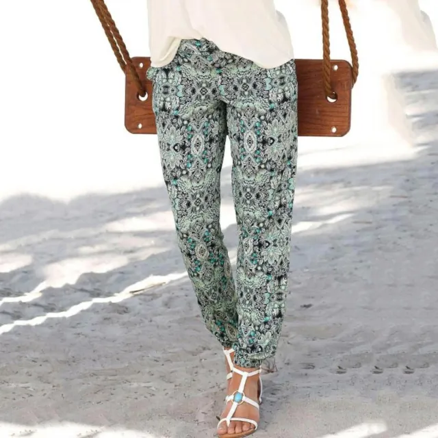 Women's Summer Fashion High Waist Casual Pants Green - Shop at LoveMi