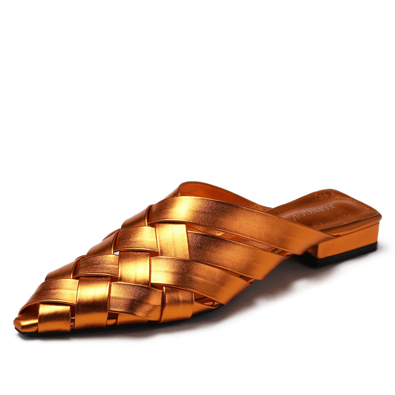 Woven Pointed-Toe Sandals, picture 6 of 6