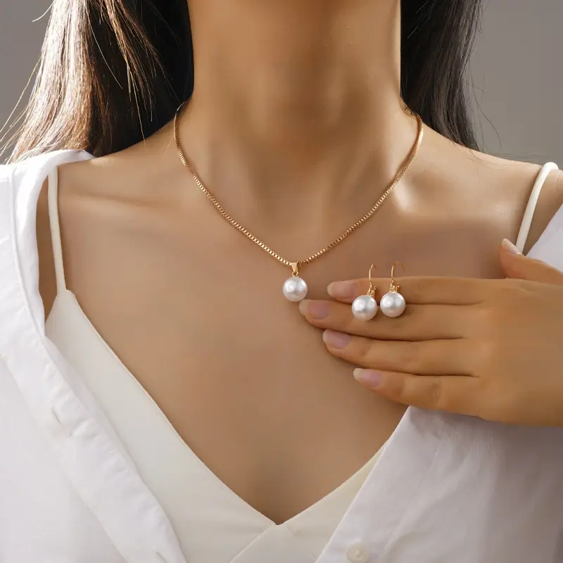 Earrings Women's High-grade Jewelry Suit
