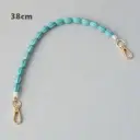 Vintage Turquoise Bag Chain Resin Chain view 12