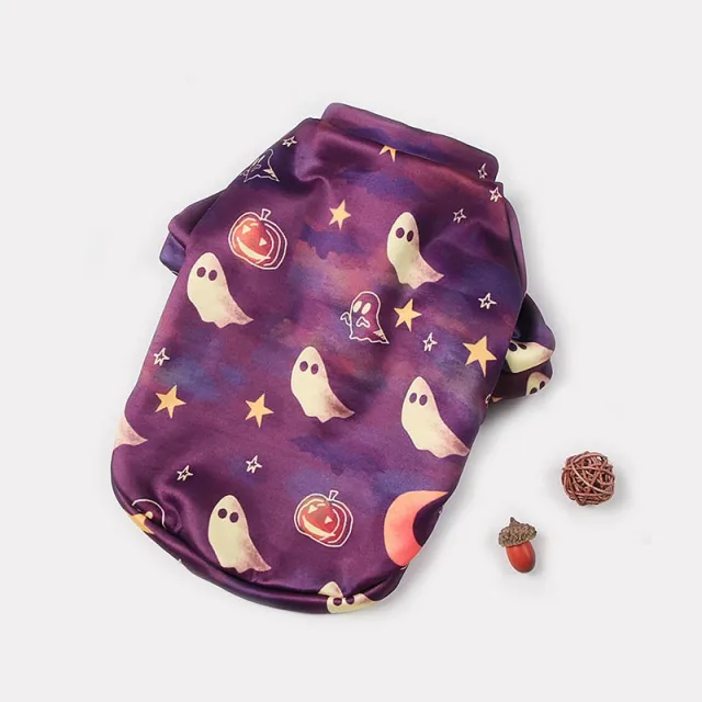 Wansheng Pet Clothes Fleece lined Autumn And Winter Wansheng Sweater Purple Ghost - Shop at LoveMi