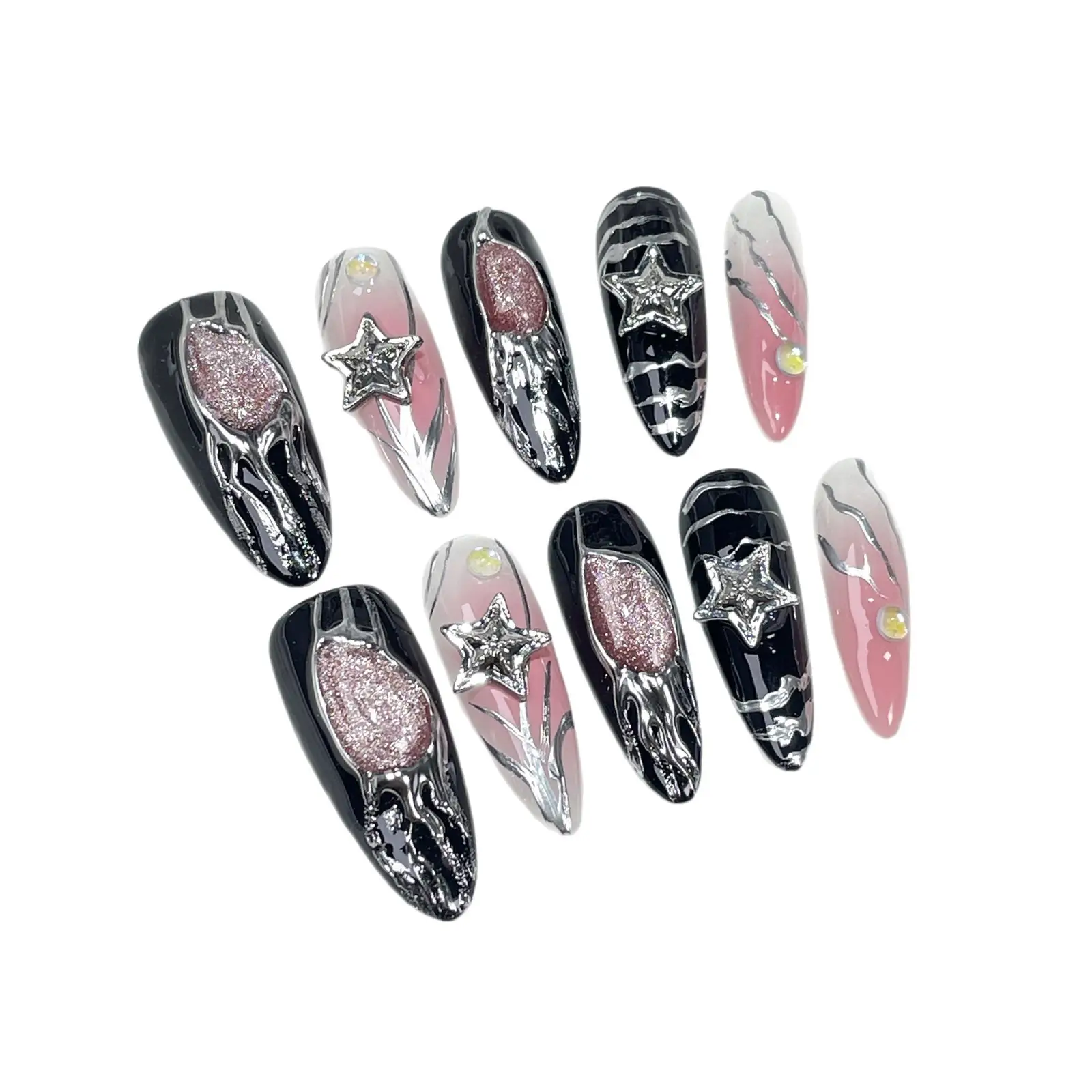 European And American-style Fashionable Nail Stickers That Are Removable