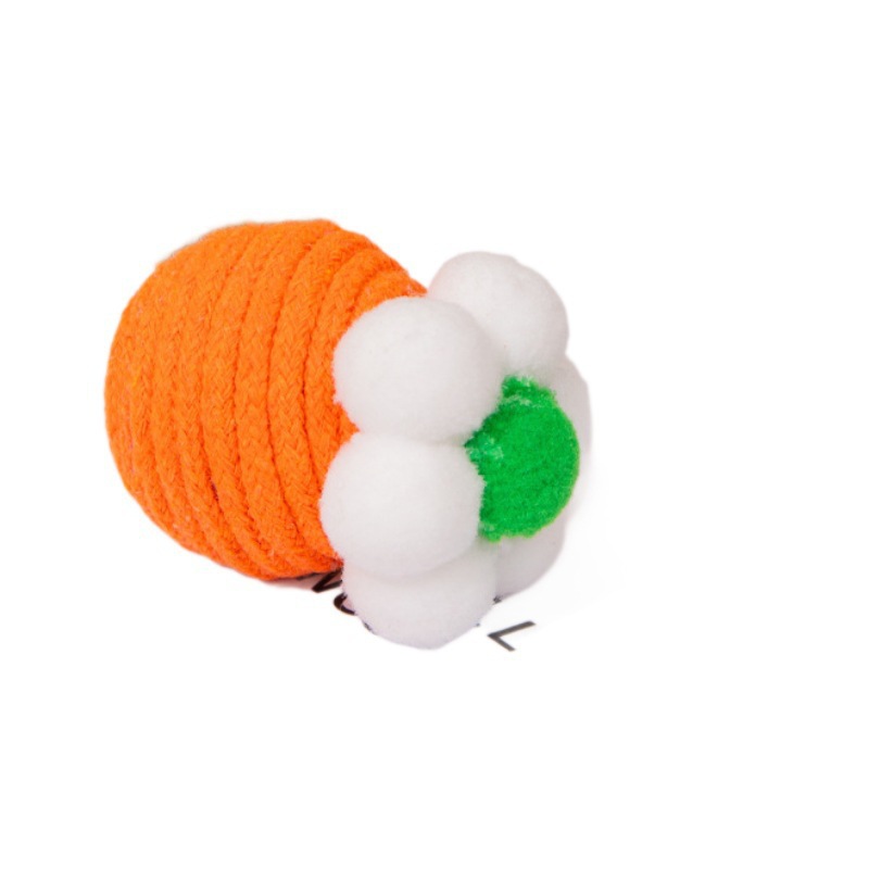 Cat Flower Cotton Rope For Self-amusementperfect For Teeth And Claw Grinding