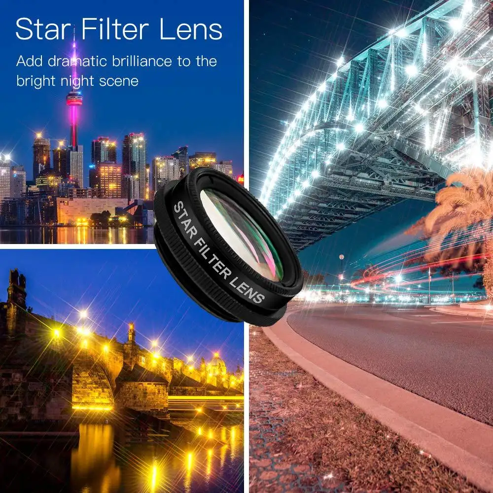 Wide-angle Macro Fisheye Lens Ten-in-one Suit External