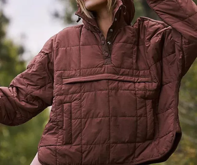 Solid Color Hooded Cotton Jacket Foldable Long Sleeve Coat Dark Brown - Shop at LoveMi