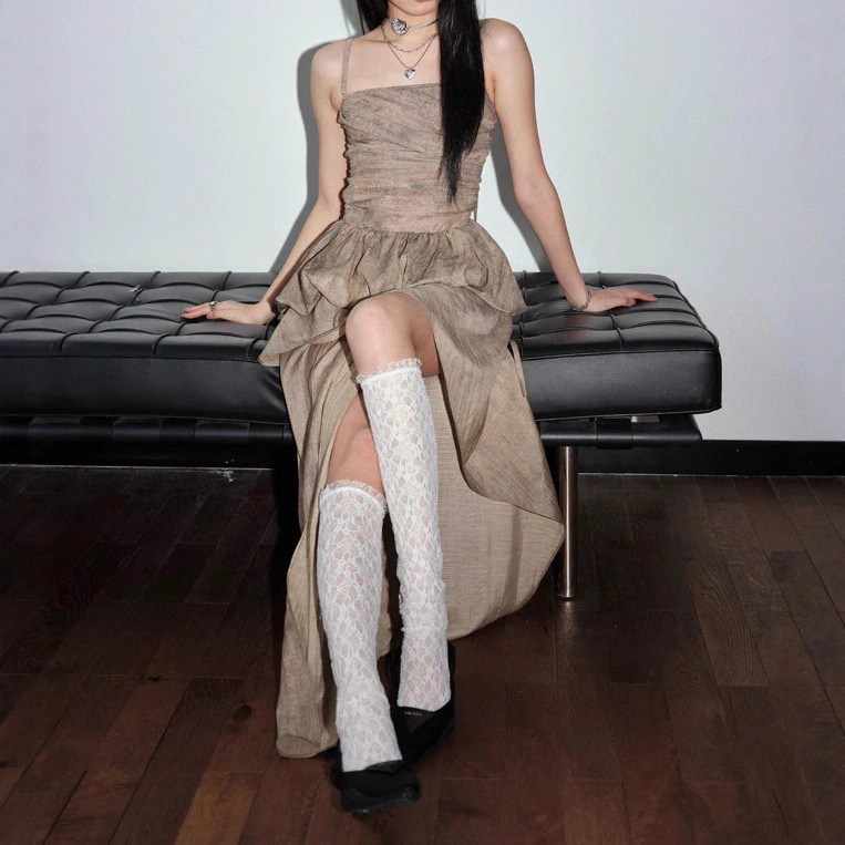 Irregular Camisole Top And Slit Midi Skirt Casual Summer Set thumbnail 4