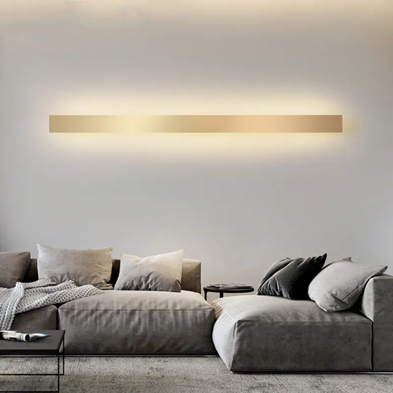 Luxury Strip Modern Minimalist Living Room Wall