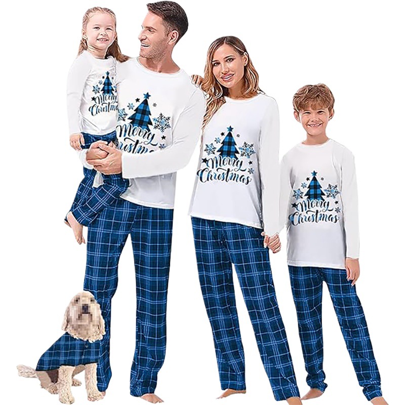 Christmas Cotton Pajama Set, Parent-child Matching Print for sale on BNS