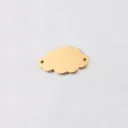 Cloud Double Hole Gold