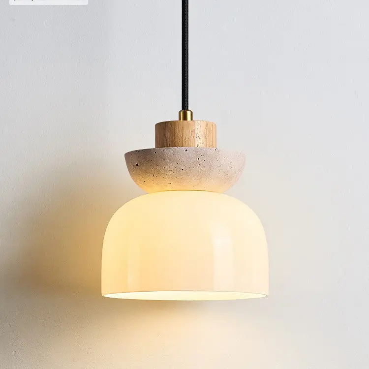 Japanese Style Bedroom Bedside Small Droplight Log