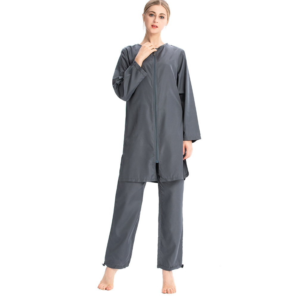 Maillot de bain conservateur ensemble trois pièces à couverture complète – Image 3