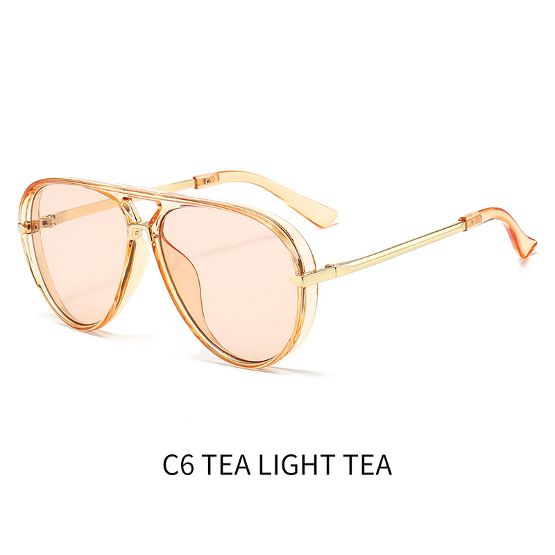 Large-frame Sunglasses Frog-style Shades