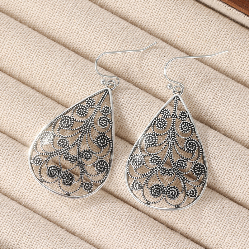 Retro Ruyi Water Drop Earrings For Women