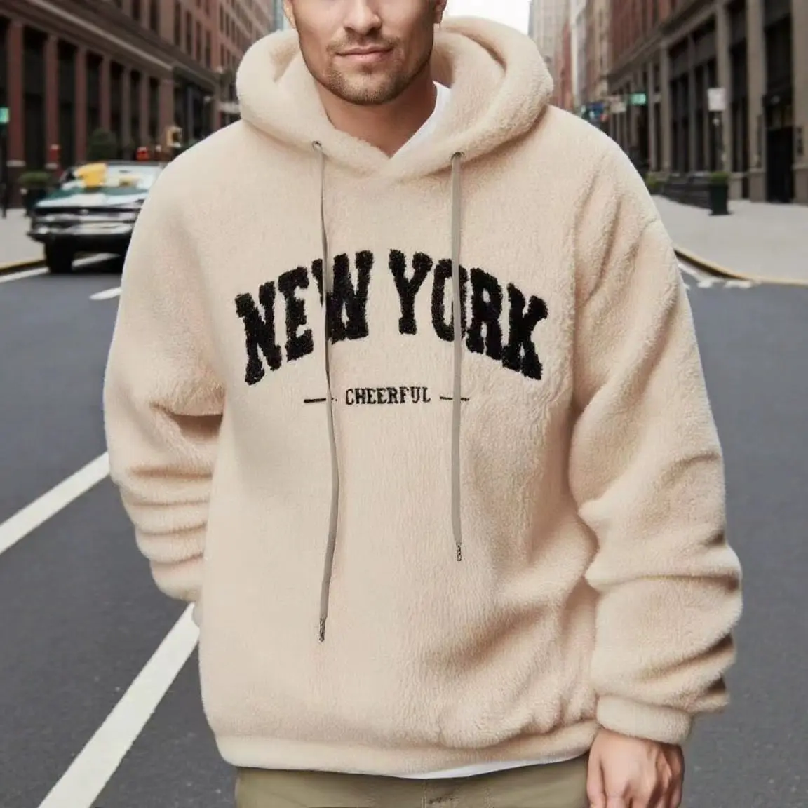 Casual Sporty Hooded Sweatshirt