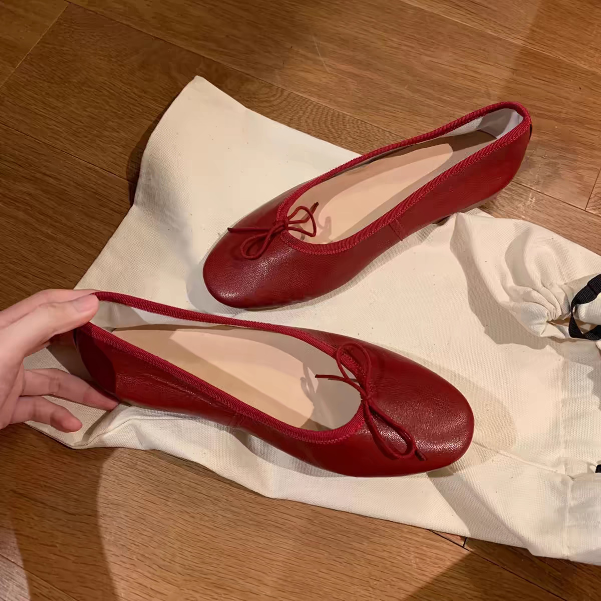 Bow Flat Shoes, picture 3 of 6